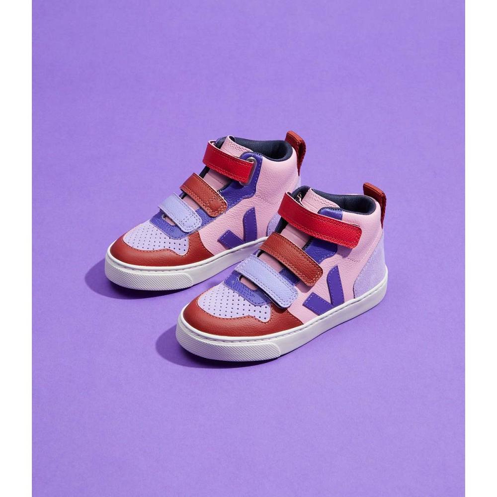 Kids' Veja V-10 MID CHROMEFREE High Tops Multicolor | ZA 705PJJ